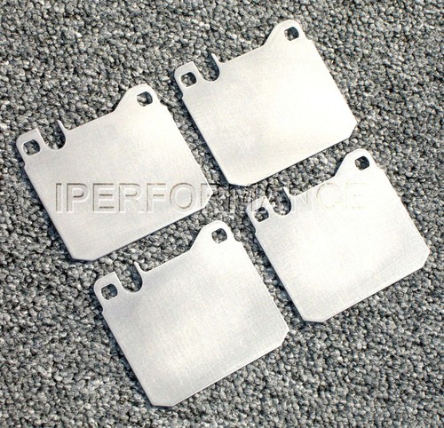 Titanium brake pad shim heat - titanium,