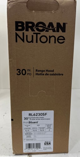 Broan nutone rl6230sf 30in - broan-nutone,