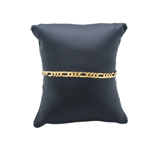 14k yellow gold figaro - (ma5),
