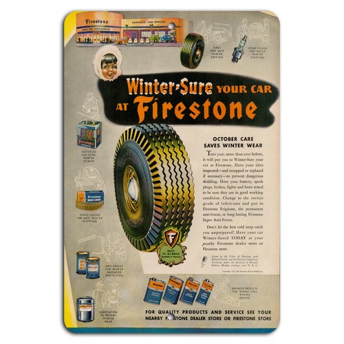 Vintage firestone sign - vintage,