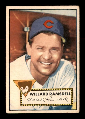 1952 topps 114 willard - 1952, #114