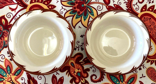 Vtg sterling vitrified china - sterling,