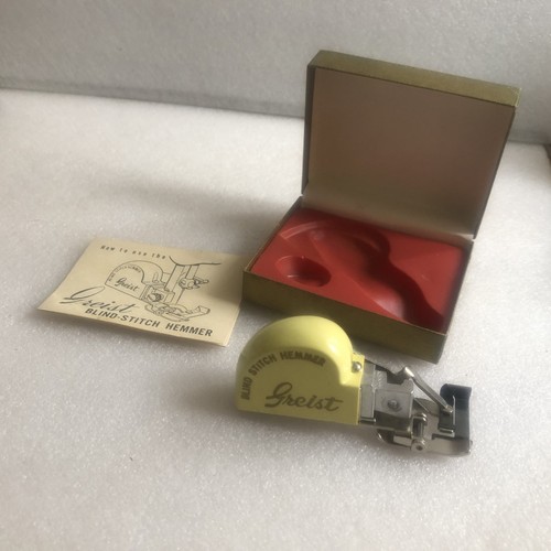 Vtg 1961 blind - blind, hemmer