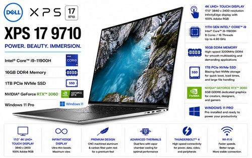 New dell xps 9710 - new,