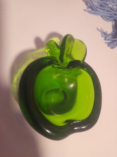 Vtg mcm kanawha glass green - mcm,