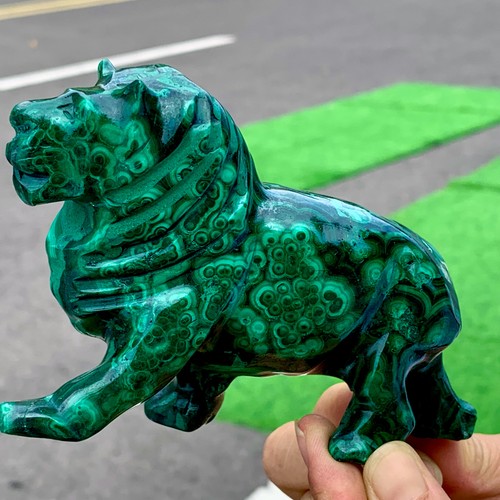 502g natural glossy malachite - natural,