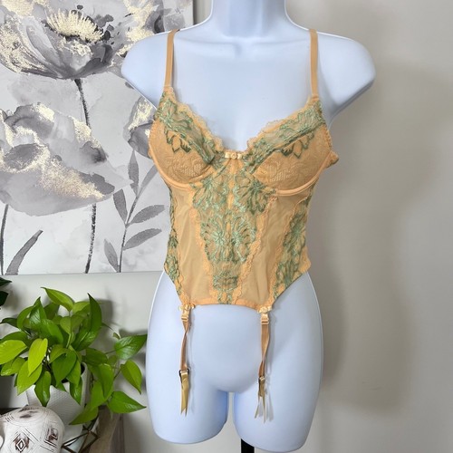 Vintage corset mesh lace - vintage,