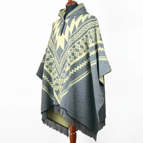 Alpaca wool mens unisex hooded - wool,
