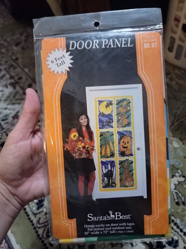 Vintage halloween door - vintage,