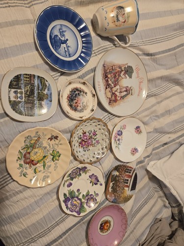 Vintage plates mixed lot 11 - vintage,