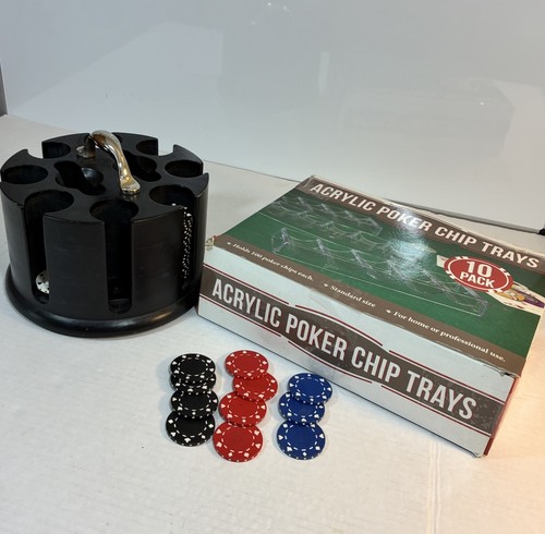 Rotating poker chip carousel - poker,