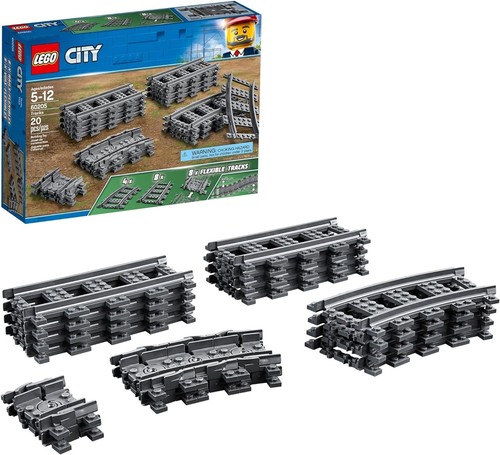Lego city train tracks 60205 - city,