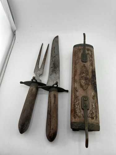 Vintage knife fork - &, hand