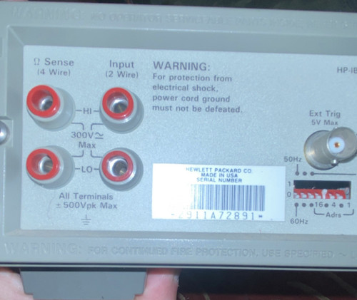 Hewlett packard 3478a - hewlett,