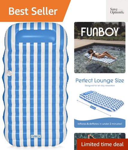 Blue white cabana - blue, &