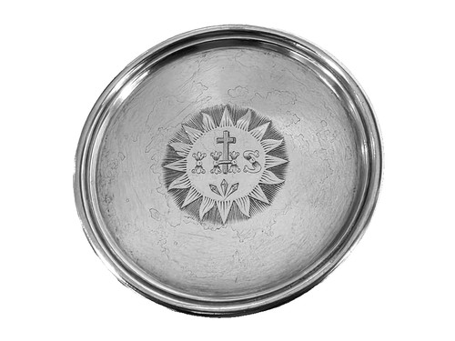 Paten footed rare ihs sterling - footed,