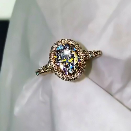 3ct oval cut - vvs1, moissanite