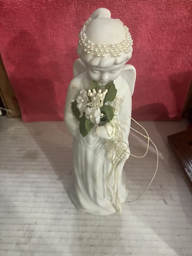 Vintage porcelain angel - porcelain, bride
