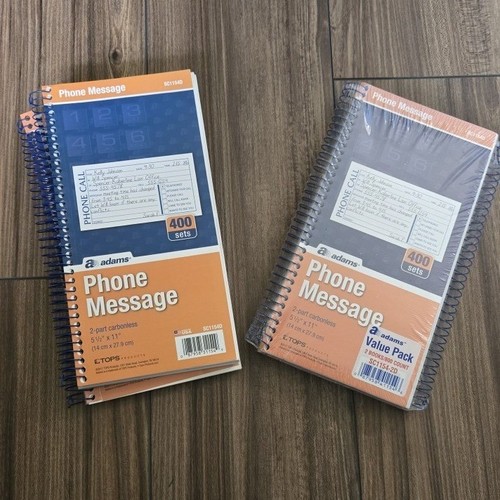 Adams phone message book - message,