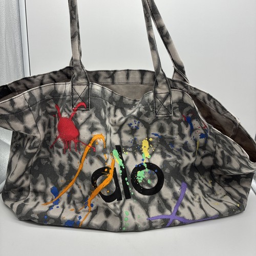 Alo yoga canvas tote - bag, "love