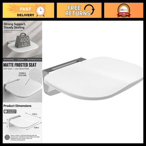 Wall mounted folding shower - mounted,