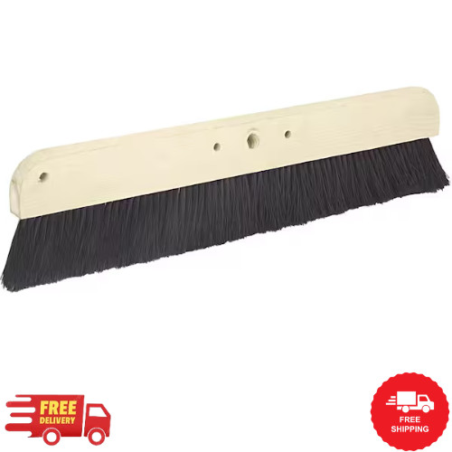 New concrete broom - in,