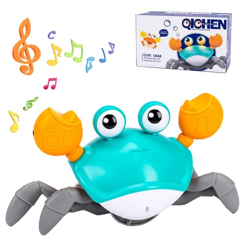 Dancing crab run - dancing, away
