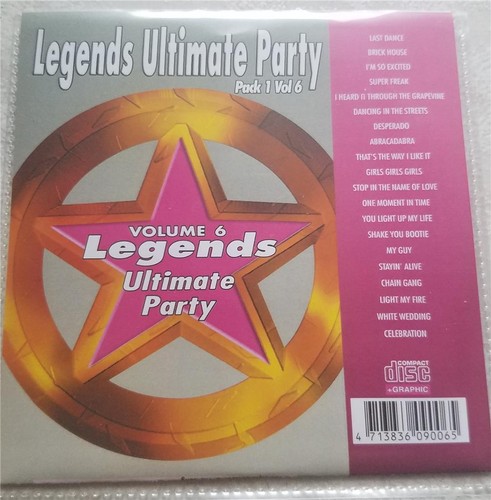 Legends karaoke cdg ultimate - legends,