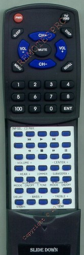 Replacement remote for sony - replacement,
