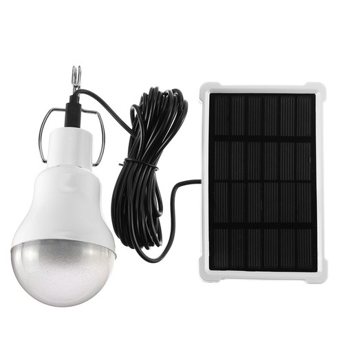 Solar panel power led bulb - solar,