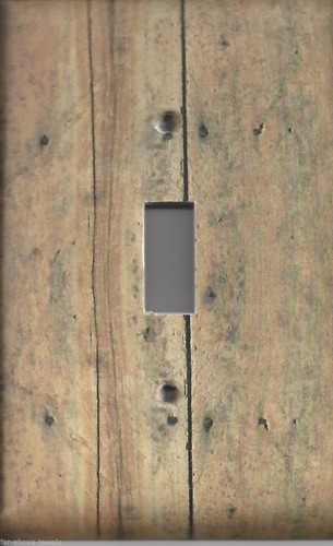 Light switch plate - light, &