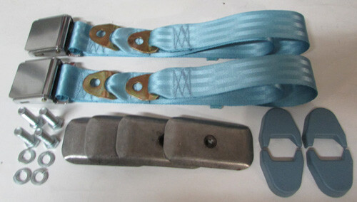 Seat belt with mounting - with,