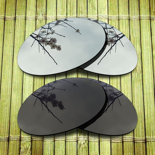 Black silver replacement lens - replacement,