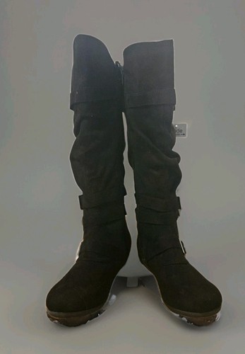 Bongo myrina black faux - myrina, suede