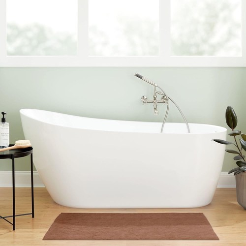 Inch wide glossy white - inch,