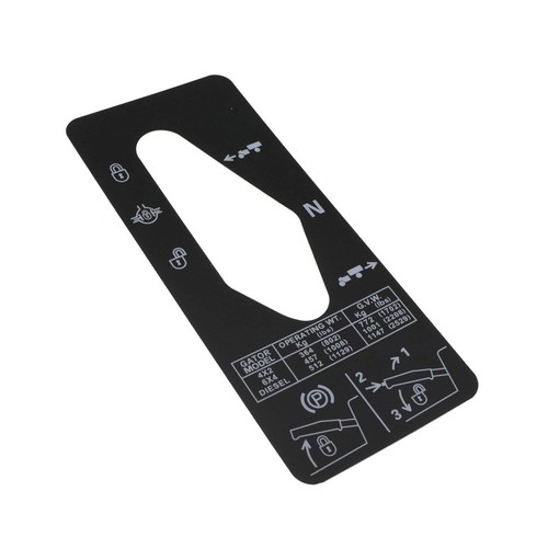 M127539 shift quadrant label - shift,