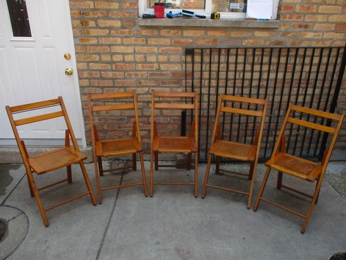 Vintage wood folding - vintage,