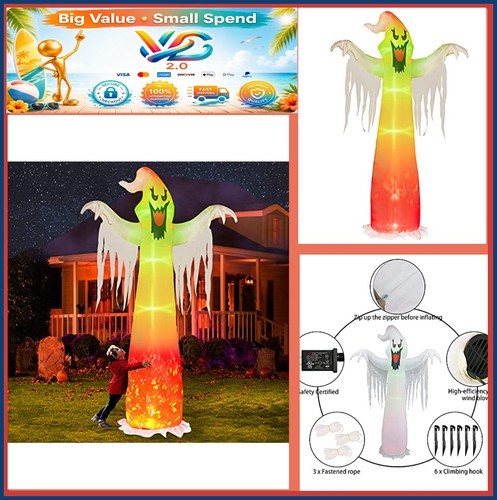 Halloween inflatable ghost - halloween,