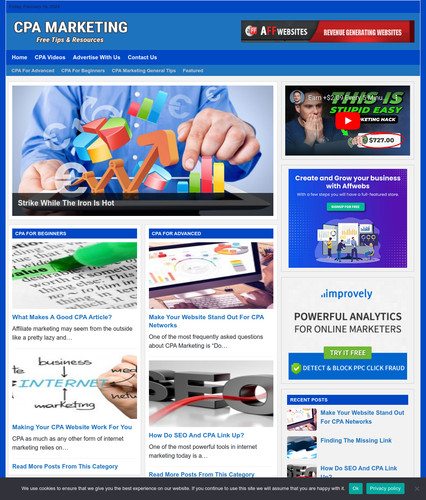 Cpa marketing website - marketing,