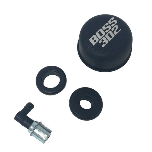 Boss 302 black valve cover - boss,