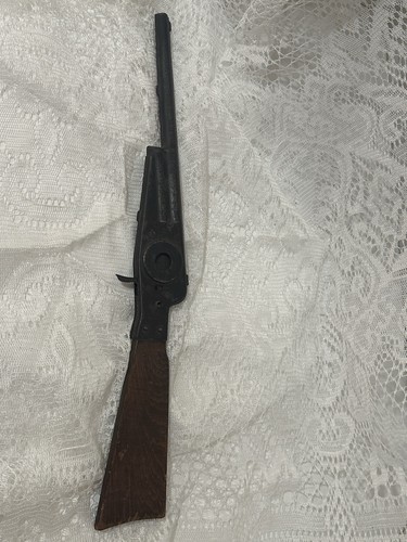 Antique vintage toy wooden gun - antique,
