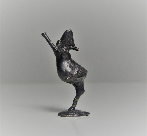 Small bronze dancing goat - bronze,