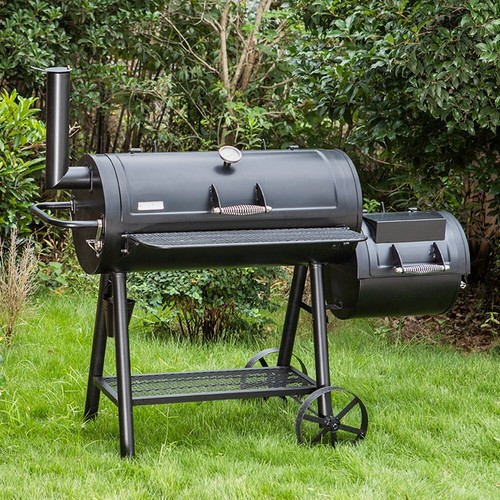Outdoor charcoal grill smoker - grill,