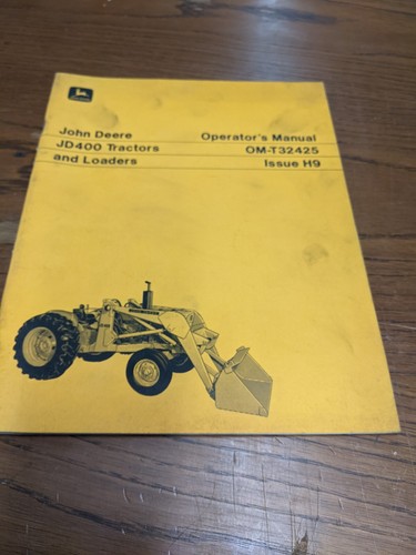 John deere jd400 tractors - deere,