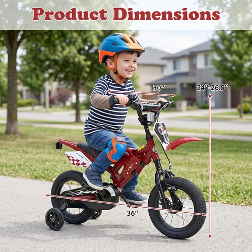 Kids bike with removable - kids,