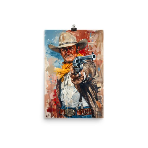 John wayne abstract painting - wayne,
