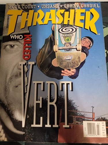 Thrasher skateboard magazine - skateboard,