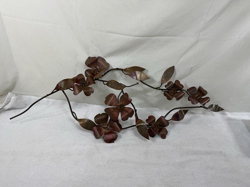 Vintage flowers metal wall art - flowers,