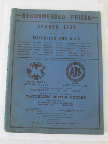 1963 1964 ajs matchless - 1963, &