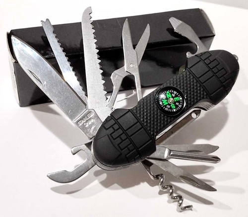 Black army compass - compass, multi